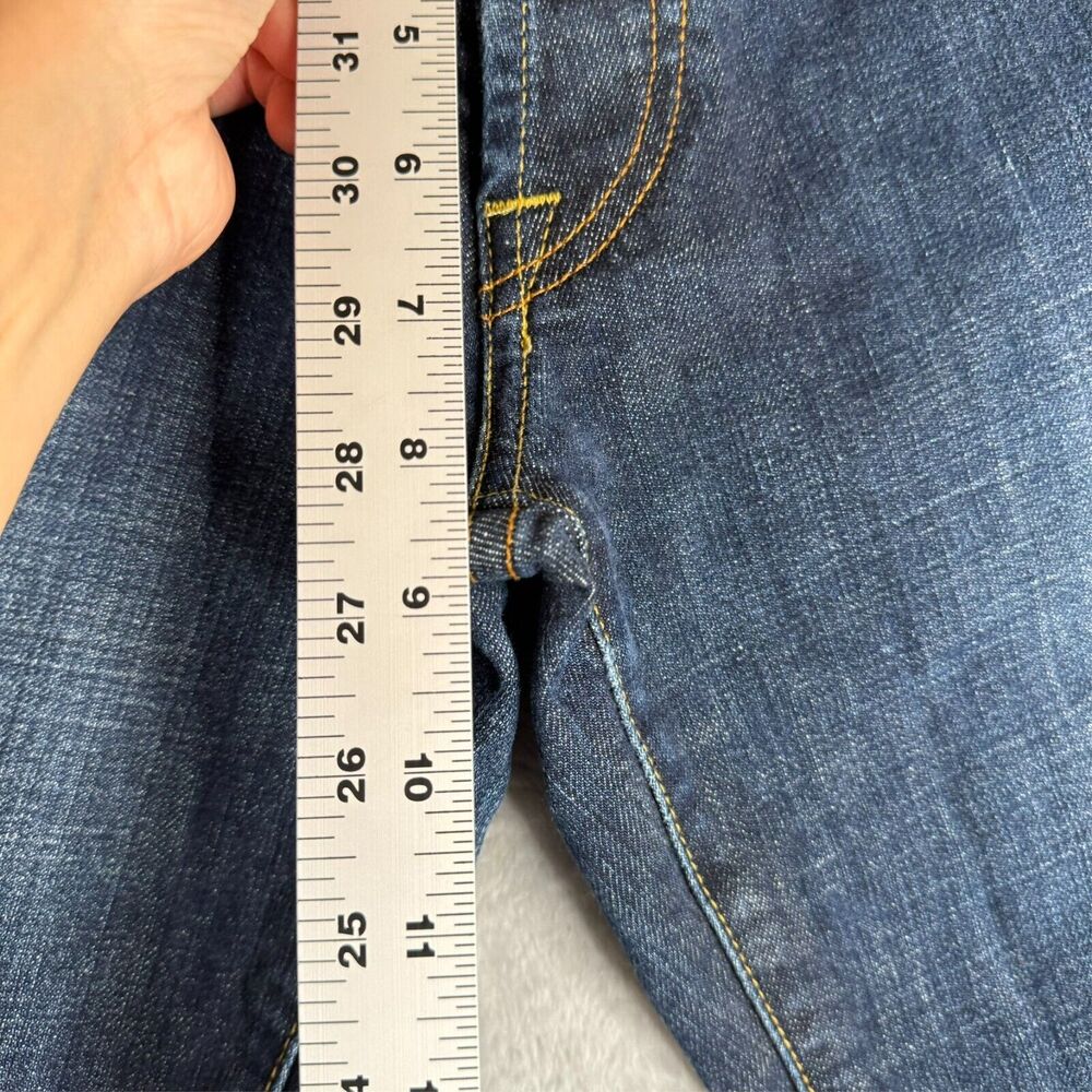 Lucky Brand Jeans Women 28 Slim Boot Leg Dungarees Low Vintage Preppy Y2K USA - Picture 4 of 15